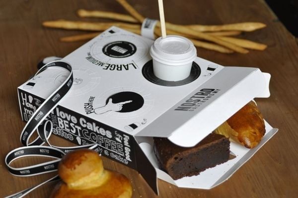 A-pastry-box-with-built-in-coffee-holder
