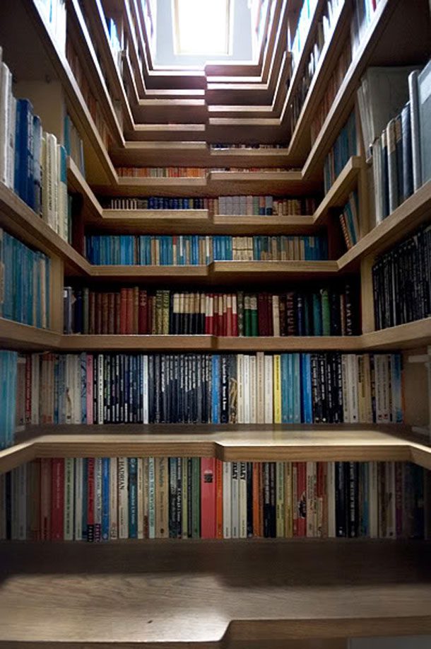 merdiven kitaplık